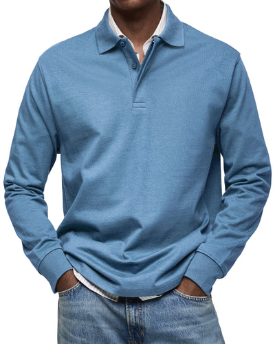 Noah™ | Deluxe Long Sleeve Polo Shirt