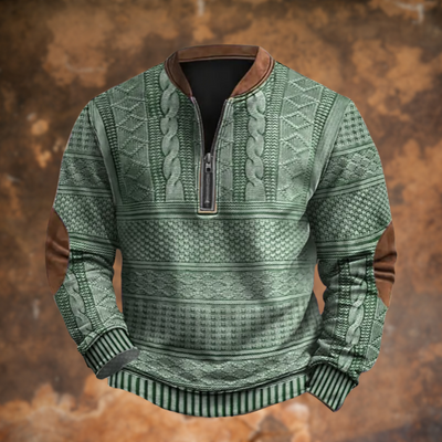 Jason™ | Knitted Sweater with Zipper Detail