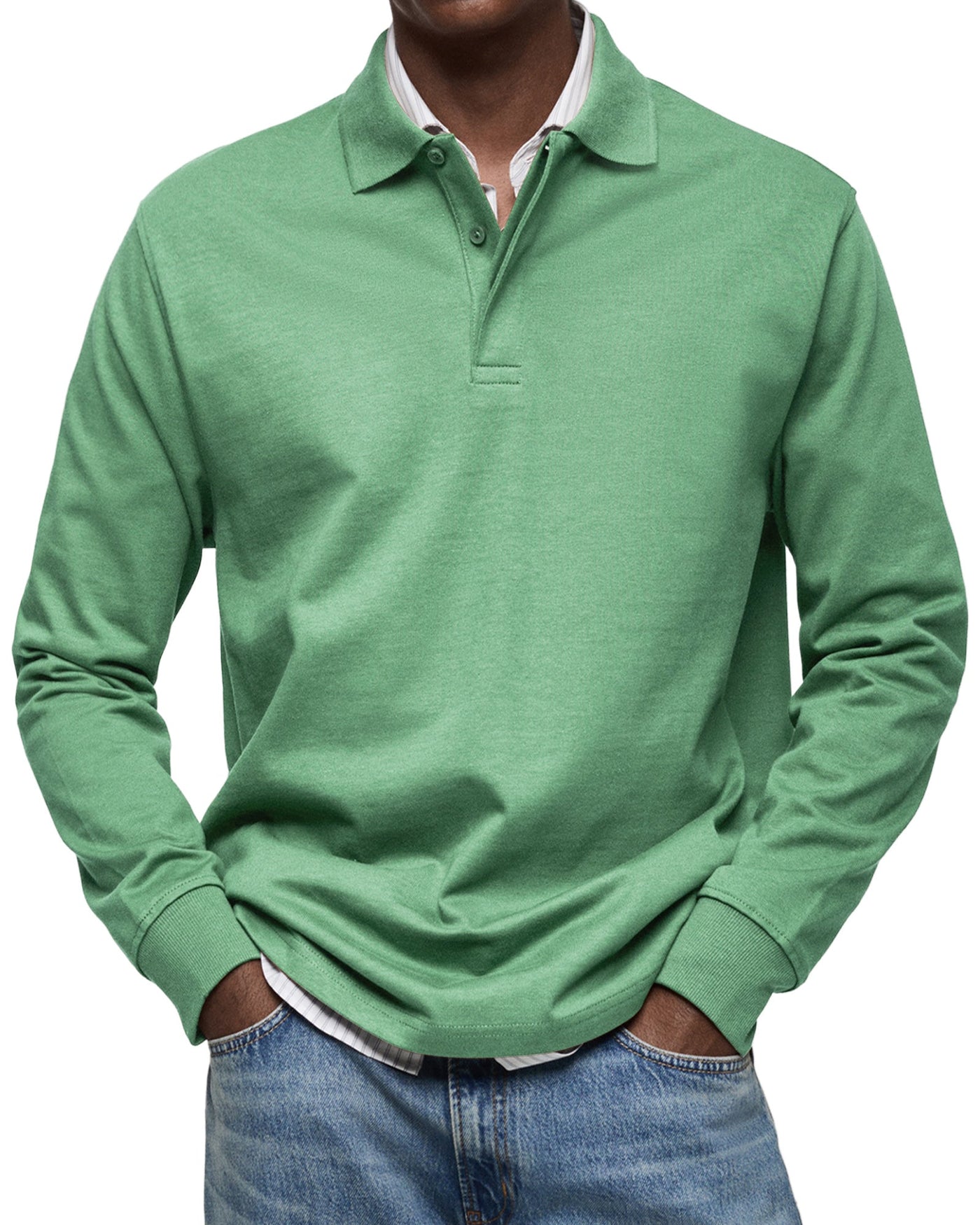 Noah™ | Deluxe Long Sleeve Polo Shirt