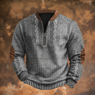 Jason™ | Knitted Sweater with Zipper Detail