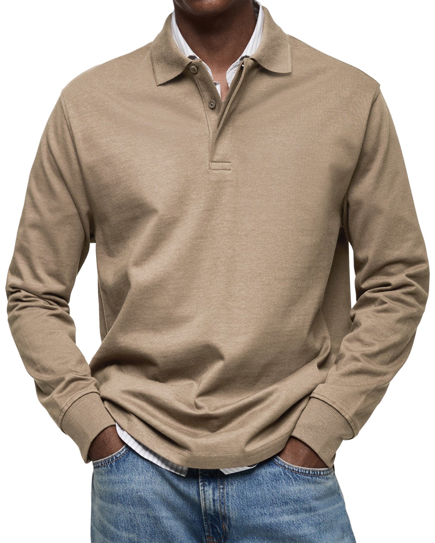 Noah™ | Deluxe Long Sleeve Polo Shirt