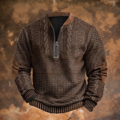 Jason™ | Knitted Sweater with Zipper Detail