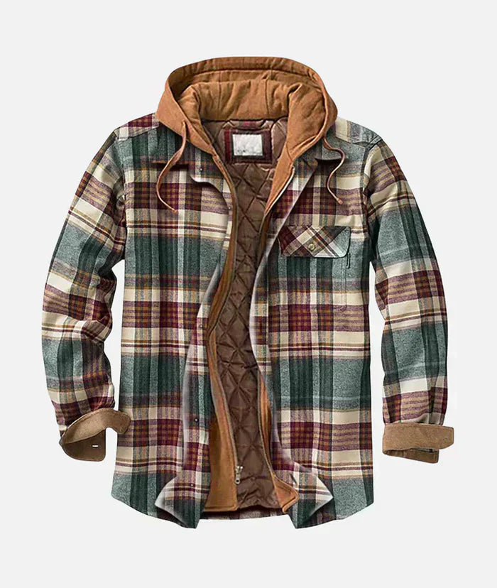 Quinn™ | Patchwork checkered jacket