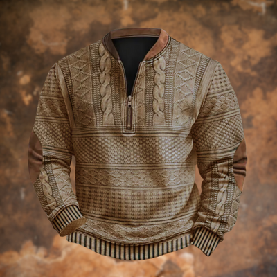 Jason™ | Knitted Sweater with Zipper Detail