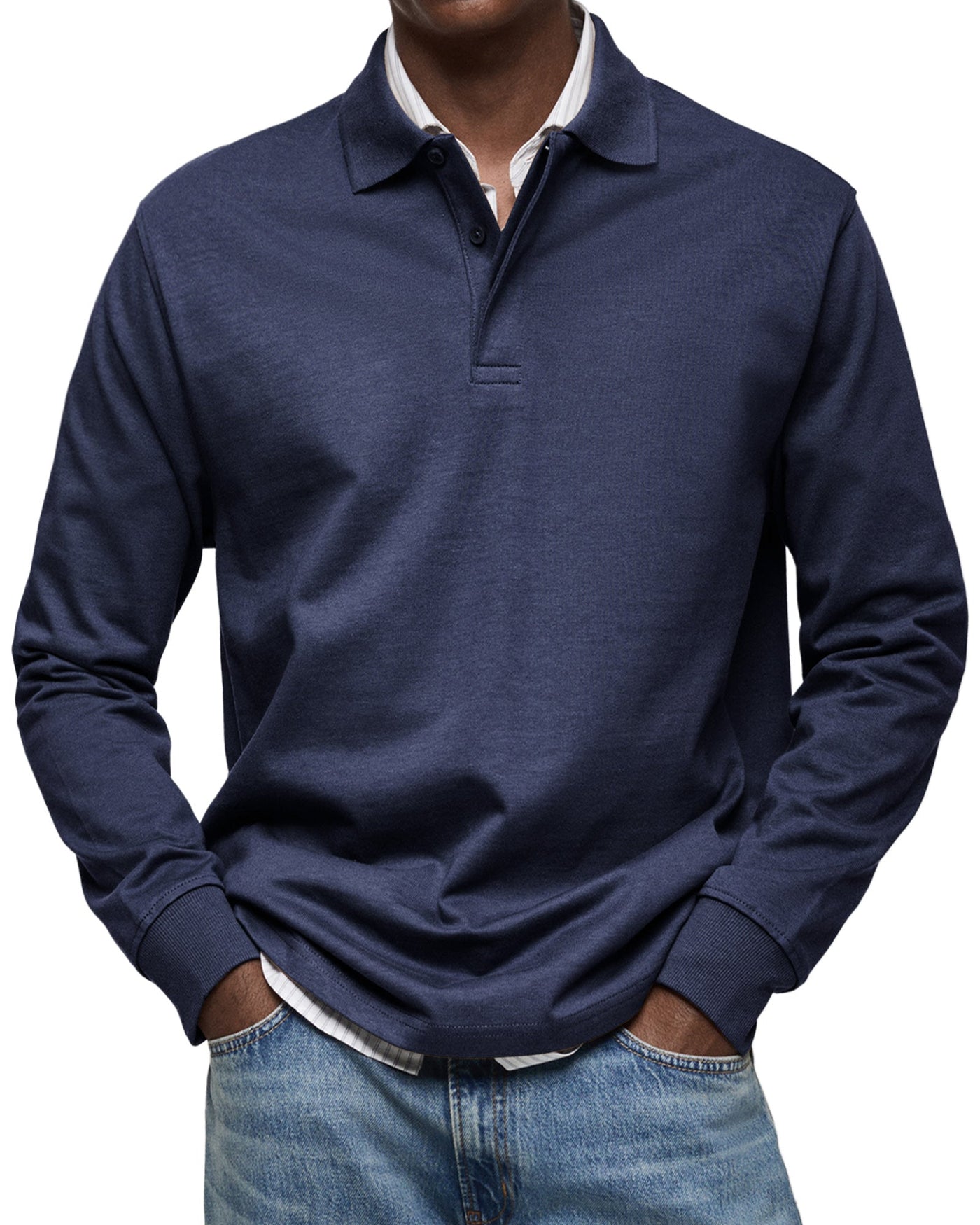Noah™ | Deluxe Long Sleeve Polo Shirt