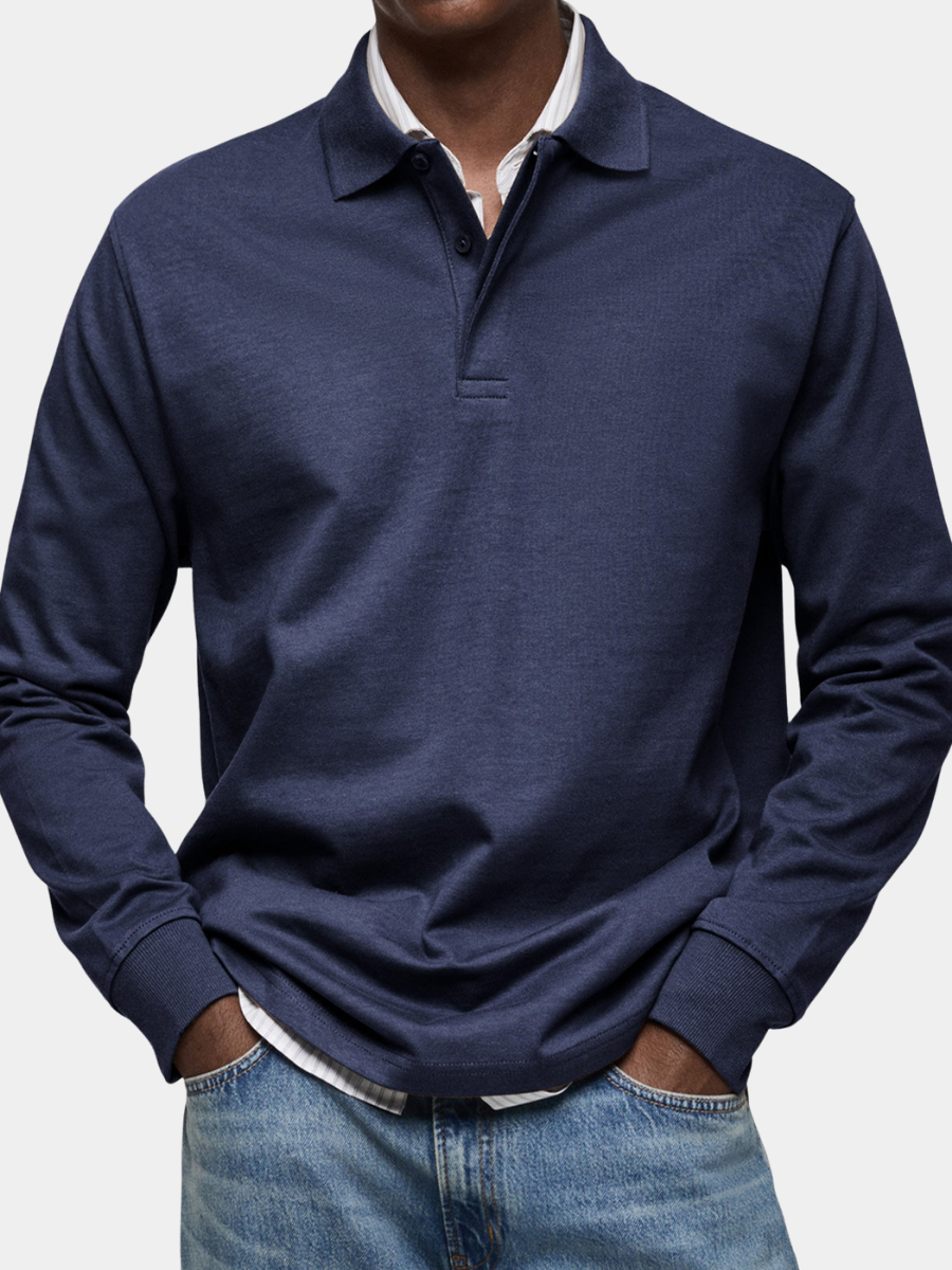 Noah™ | Deluxe Long Sleeve Polo Shirt
