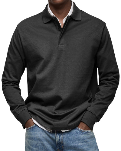 Noah™ | Deluxe Long Sleeve Polo Shirt