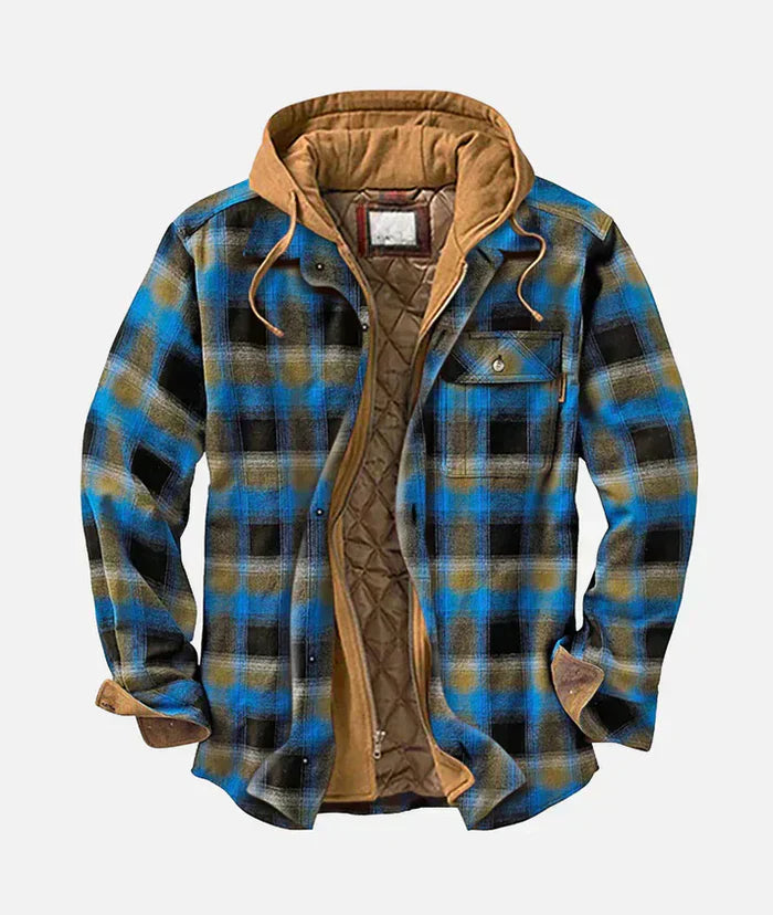 Quinn™ | Patchwork checkered jacket