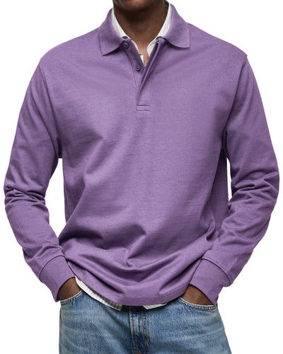Noah™ | Deluxe Long Sleeve Polo Shirt