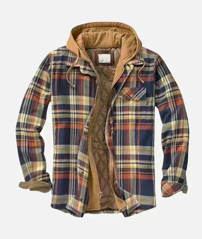 Quinn™ | Patchwork checkered jacket