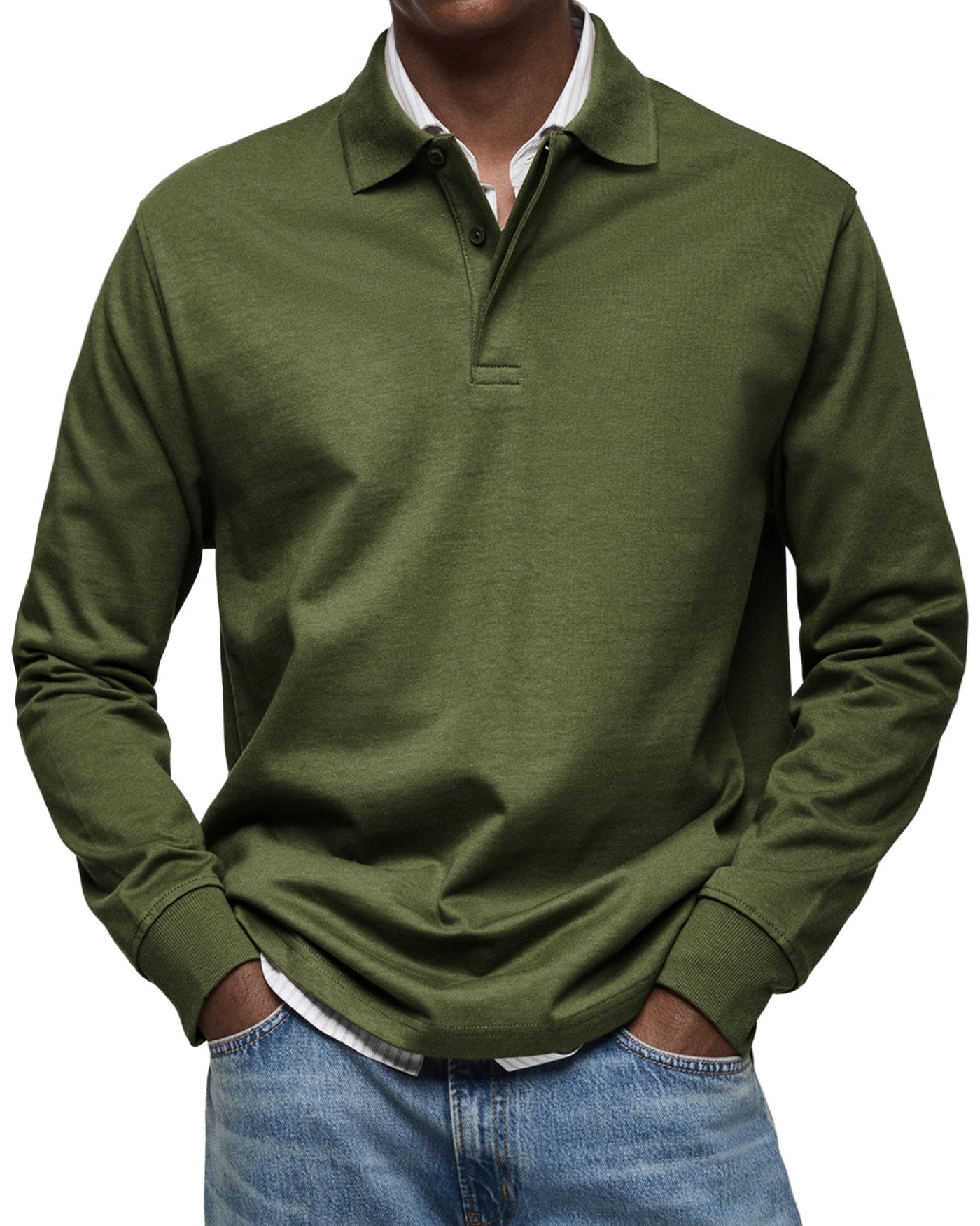 Noah™ | Deluxe Long Sleeve Polo Shirt