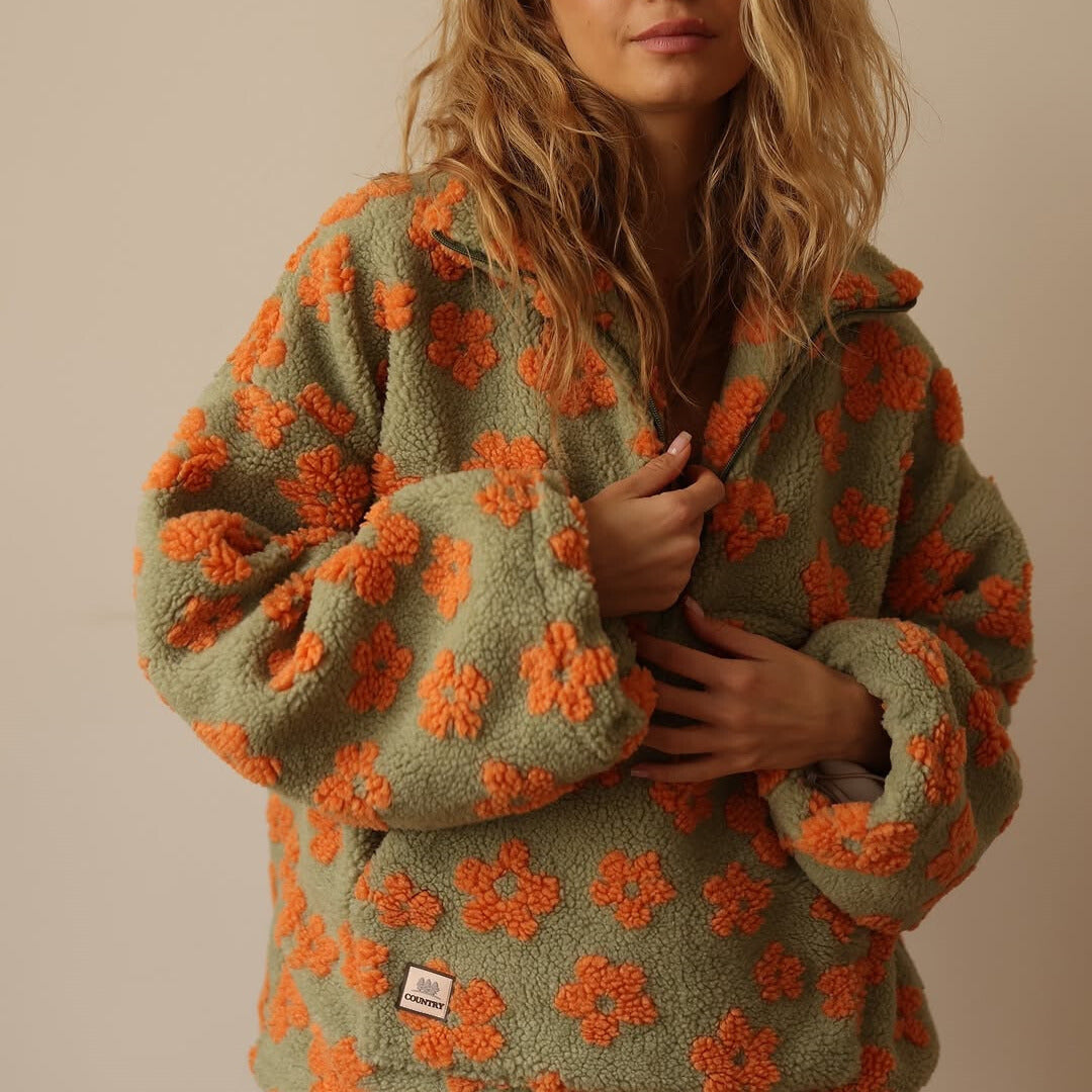 Daisy™ | Long Sleeve Fleece Hoodie