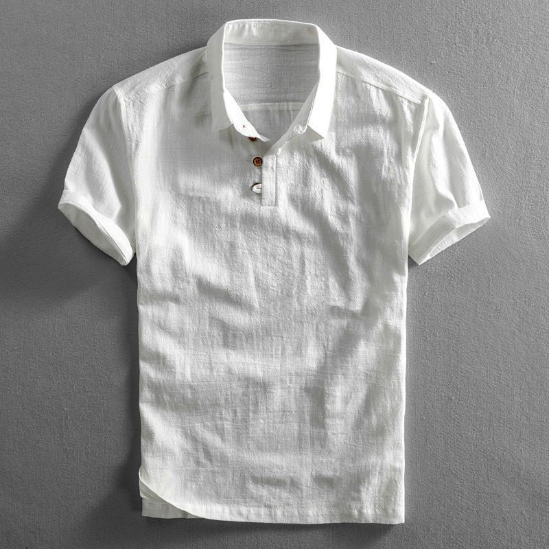 Tobi™ | Linen Polo Shirt