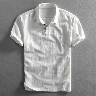 Tobi™ | Linen Polo Shirt