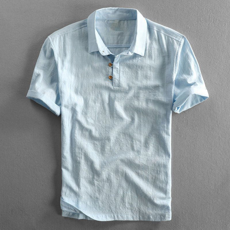 Tobi™ | Linen Polo Shirt