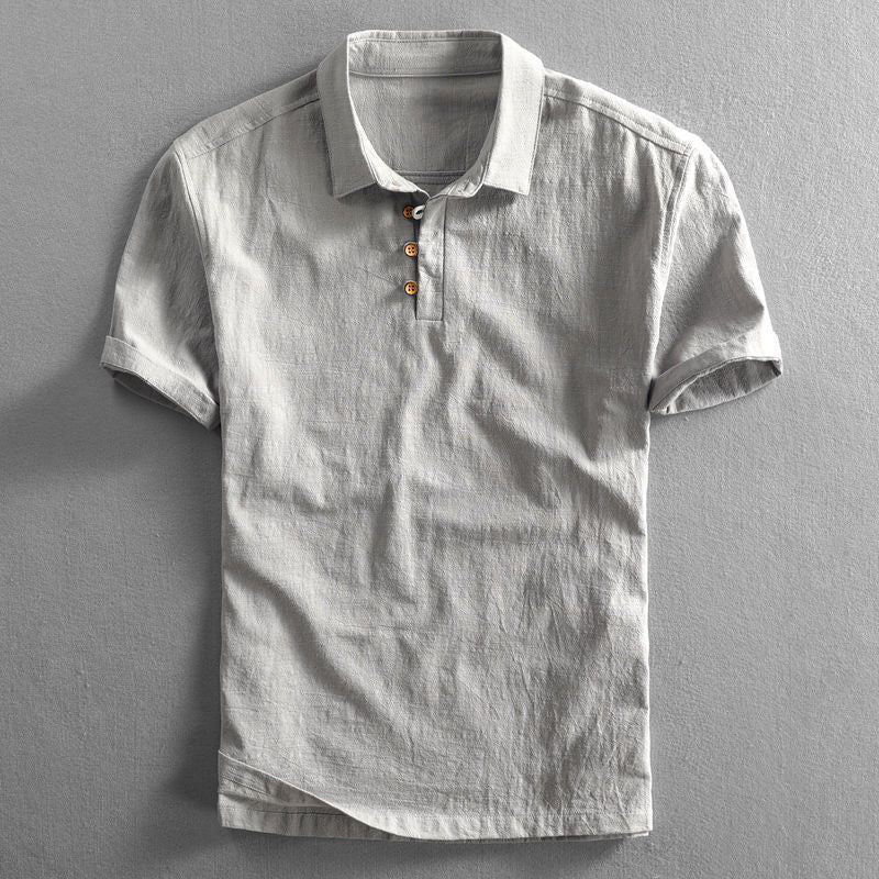 Tobi™ | Linen Polo Shirt