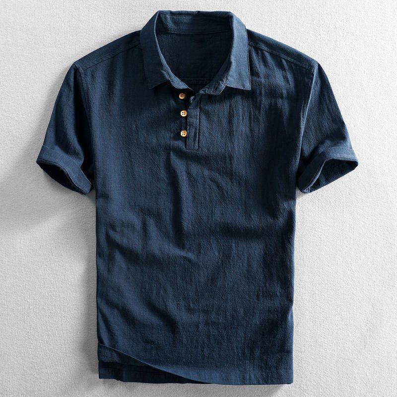 Tobi™ | Linen Polo Shirt