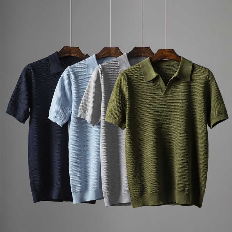 Nate™ | Casual Short Sleeve Polo Shirt