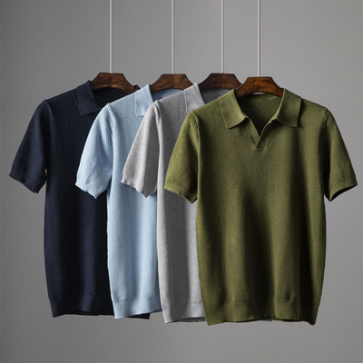 Nate™ | Casual Short Sleeve Polo Shirt