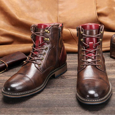 Connor™ | Premium leather Oxford boots