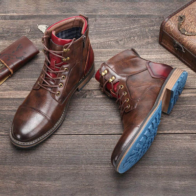 Connor™ | Premium leather Oxford boots