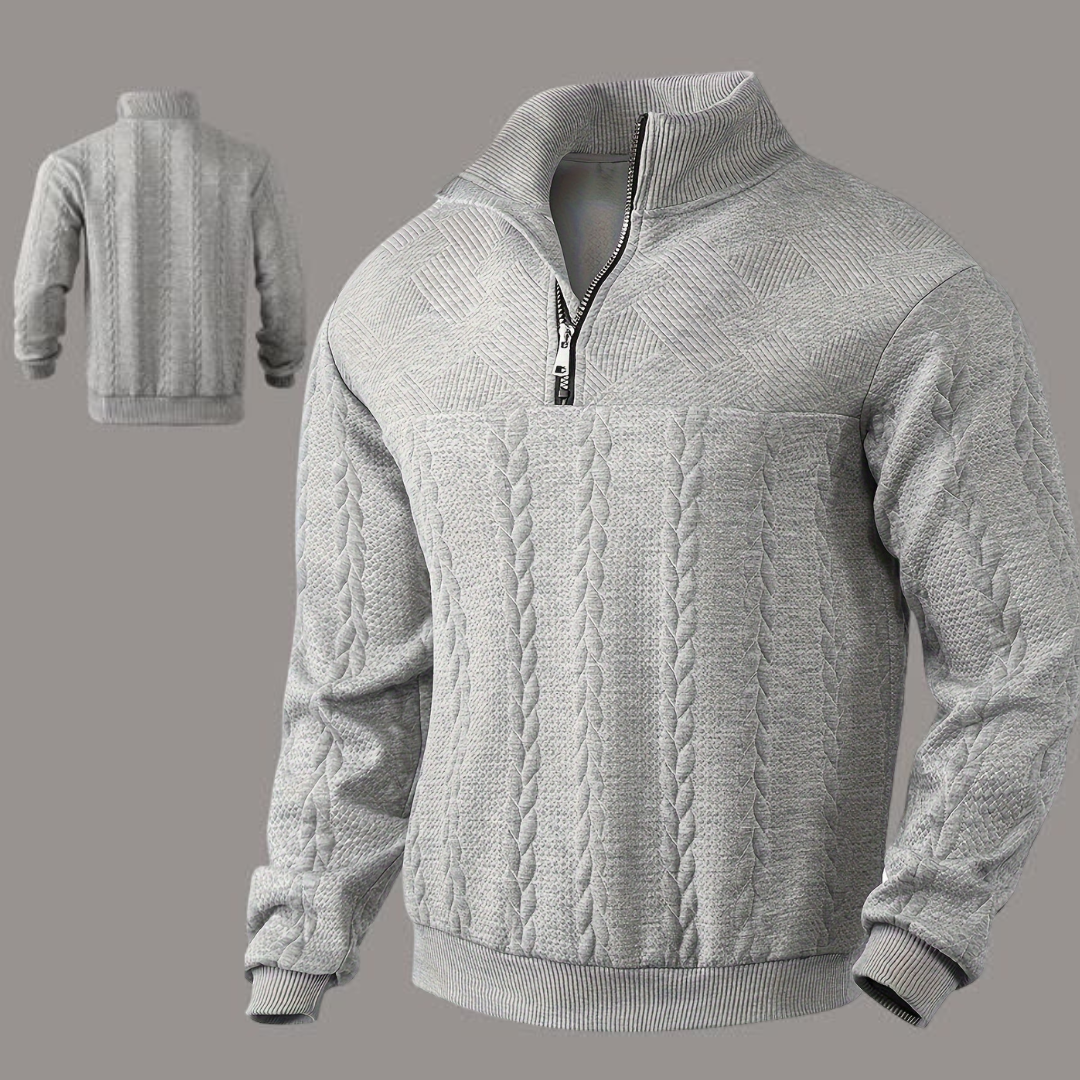 Brandon™ | Vintage men's sweater with zipper