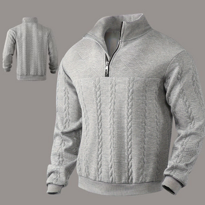 Brandon™ | Vintage men's sweater with zipper