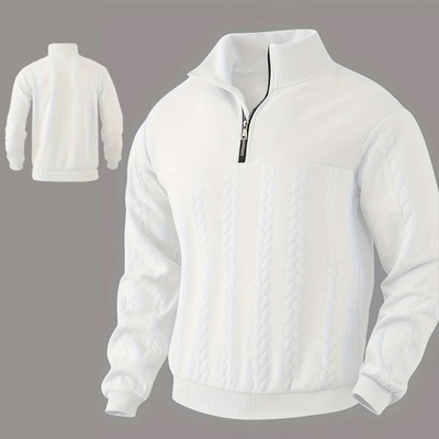Brandon™ | Vintage men's sweater with zipper