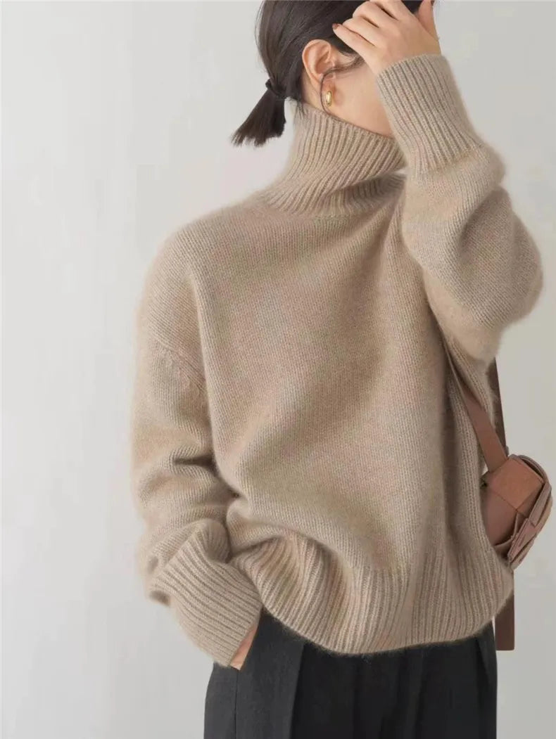 Angela™ | Cashmere Turtleneck Sweater