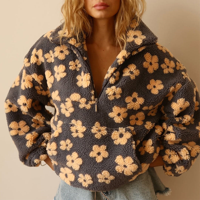 Daisy™ | Long Sleeve Fleece Hoodie