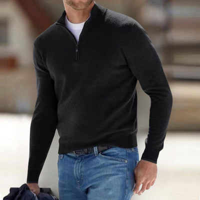 James™ | Comfortable zip-up sweater