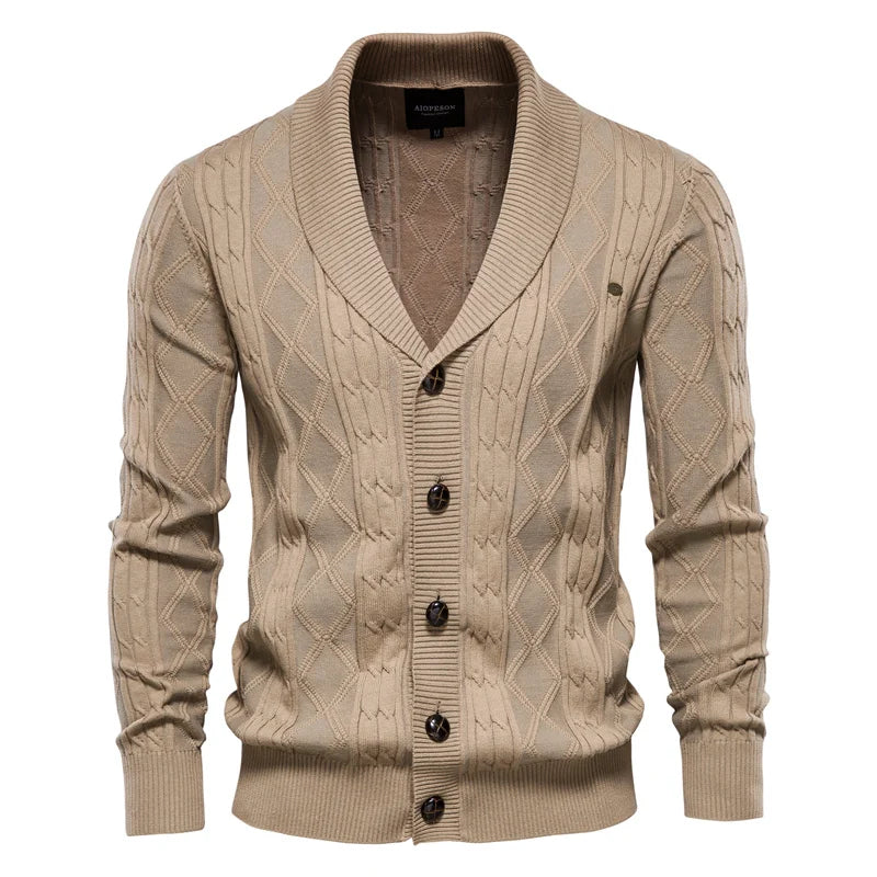 Vincent | Men's Cardigan with Button Closure