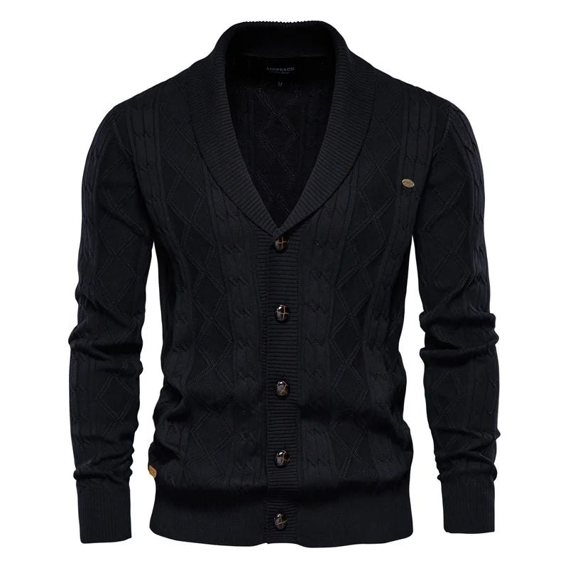 Vincent | Men's Cardigan with Button Closure