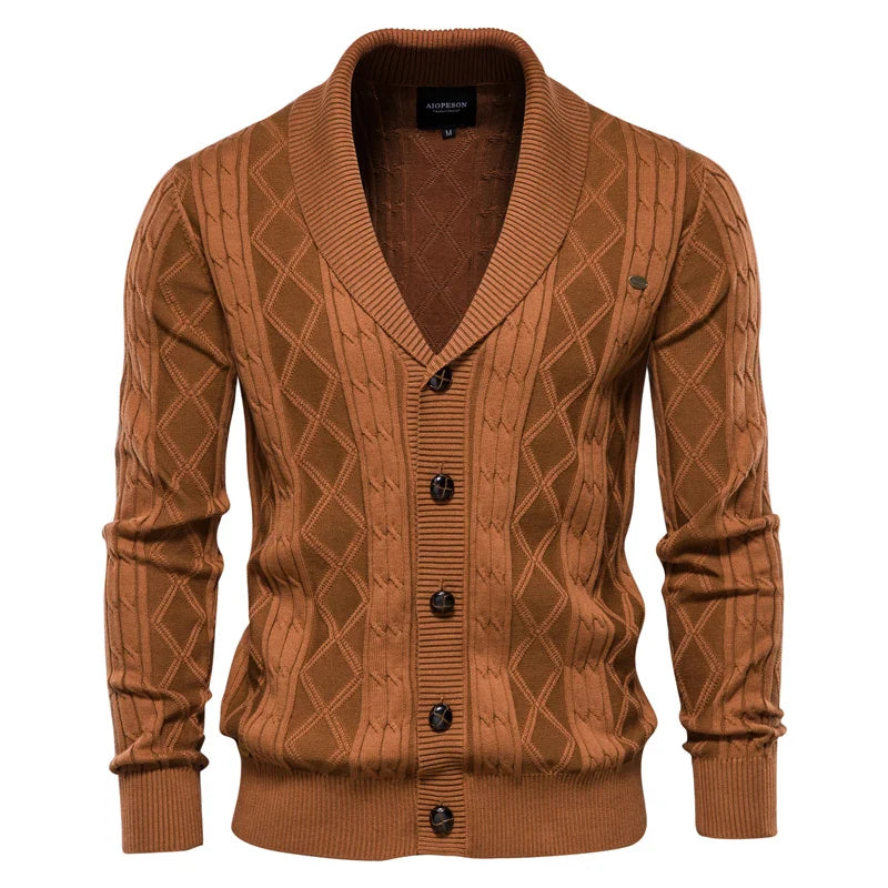 Vincent | Men's Cardigan with Button Closure