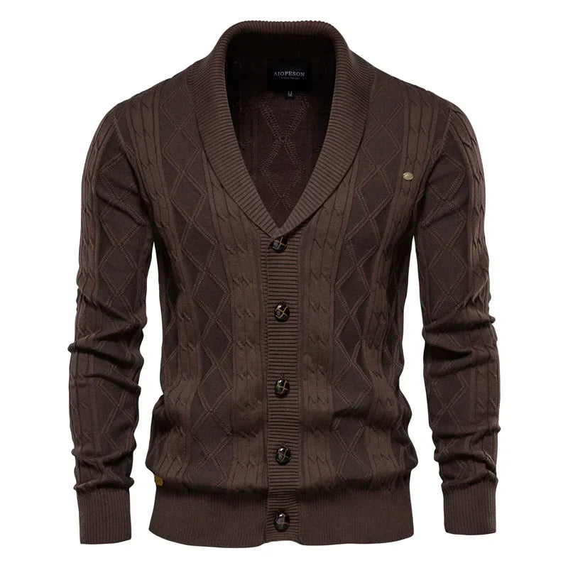 Vincent | Men's Cardigan with Button Closure