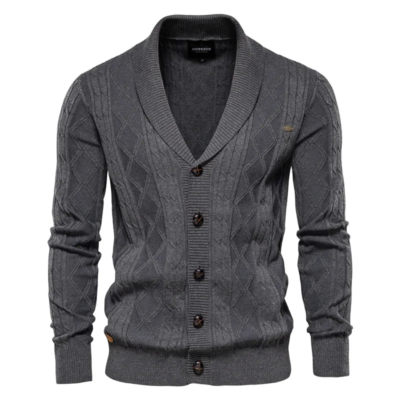 Vincent | Men's Cardigan with Button Closure