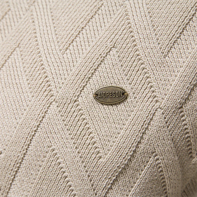 Travis | Men's Sweater with Check Pattern