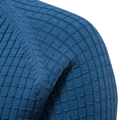 Samuel | Men's Sweater with Check Pattern