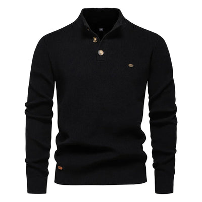 Maxwell | Men's Sweater with Button Design