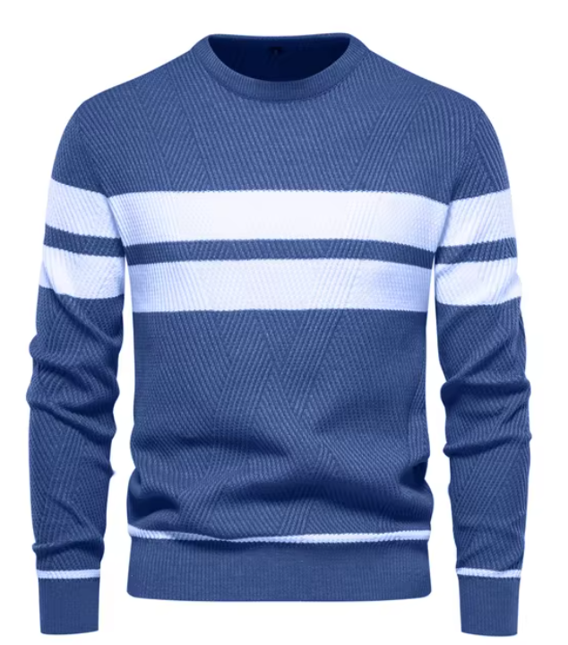 Oliver | Stylish Men's Sweater with Herringbone Pattern