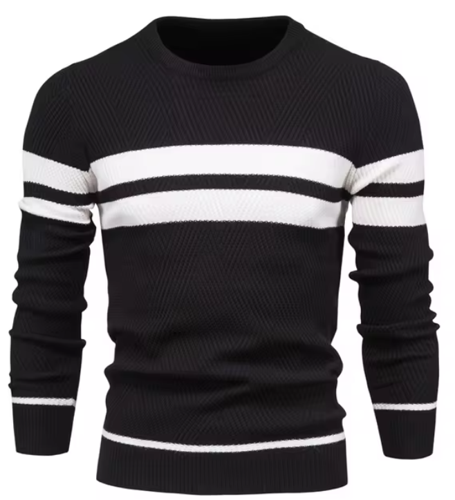 Oliver | Stylish Men's Sweater with Herringbone Pattern