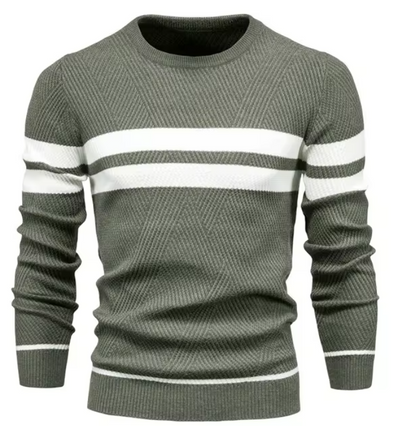 Oliver | Stylish Men's Sweater with Herringbone Pattern