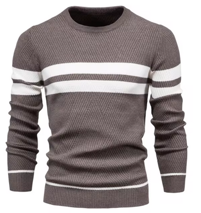 Oliver | Stylish Men's Sweater with Herringbone Pattern