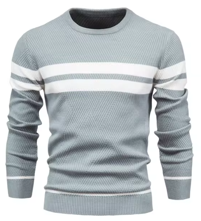 Oliver | Stylish Men's Sweater with Herringbone Pattern