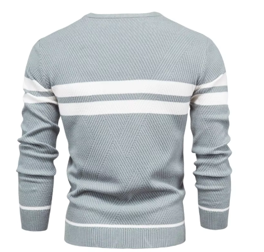 Oliver | Stylish Men's Sweater with Herringbone Pattern