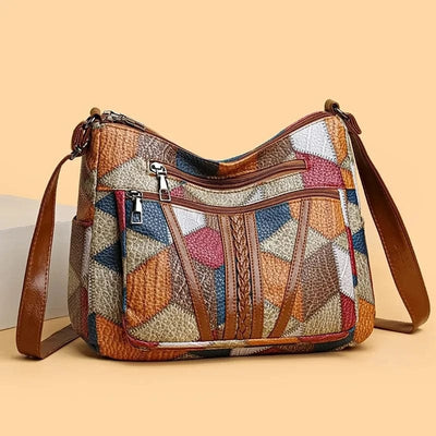 Solara™ | Mosaic leather handbag