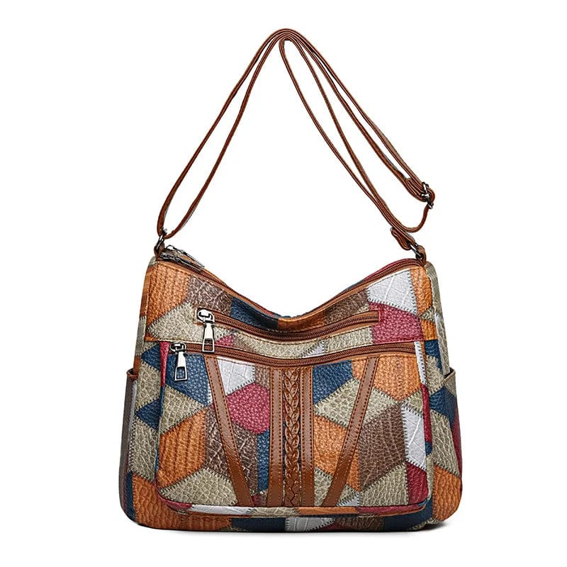 Solara™ | Mosaic leather handbag