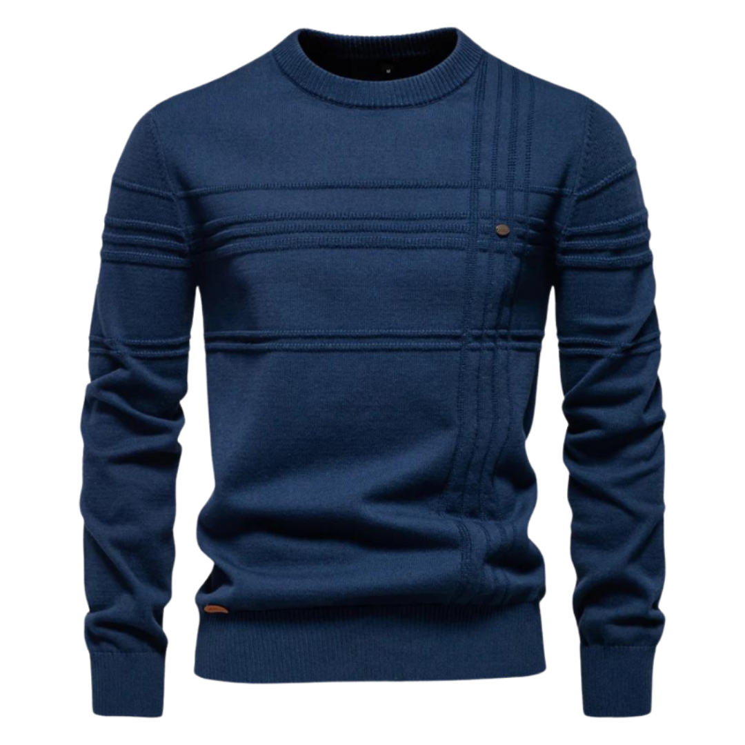 Alvin | Stylish men's sweater with check design