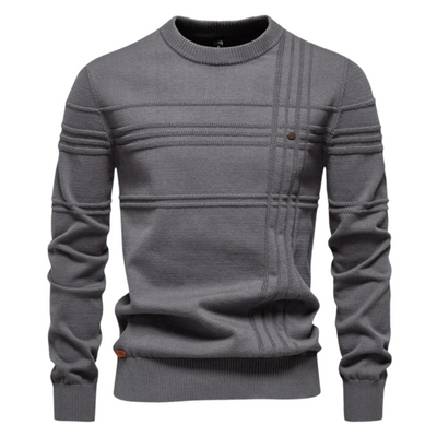 Alvin | Stylish men's sweater with check design
