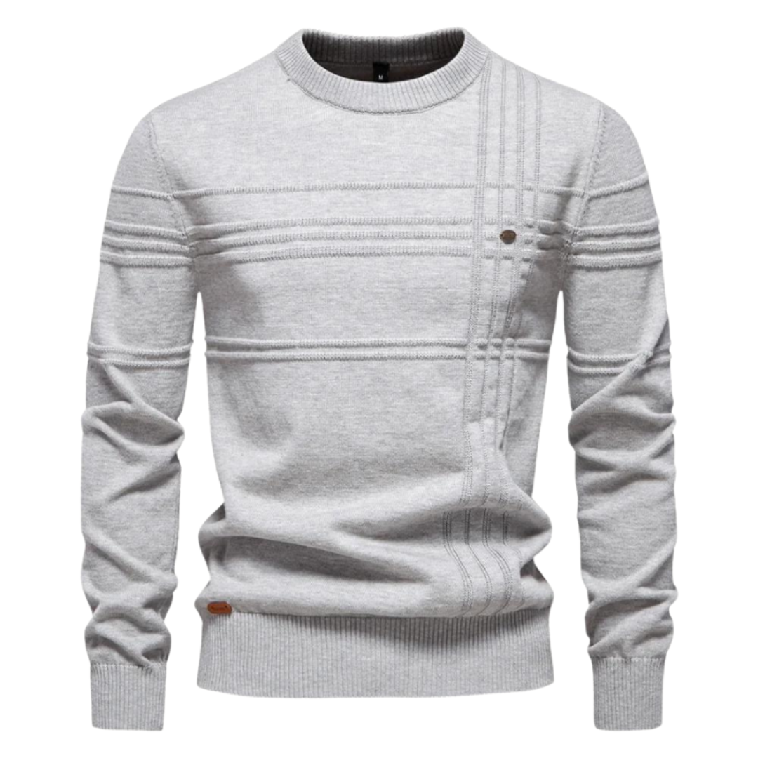 Alvin | Stylish men's sweater with check design